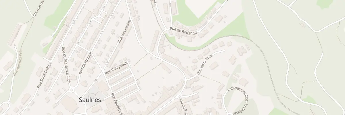 Plan du 6 Rue de Rodange à Saulnes