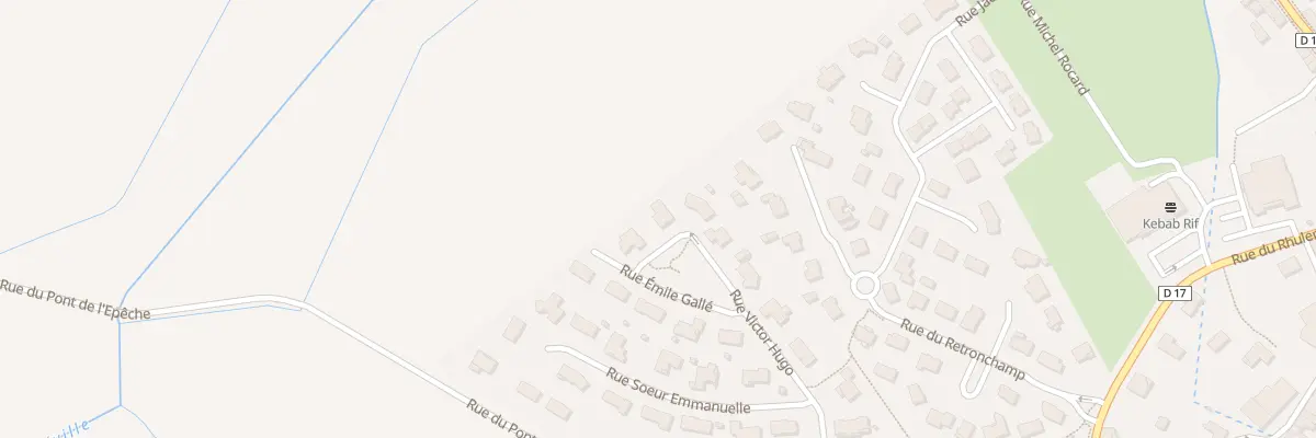 Plan du 236 Rue Victor Hugo à Bulgnéville
