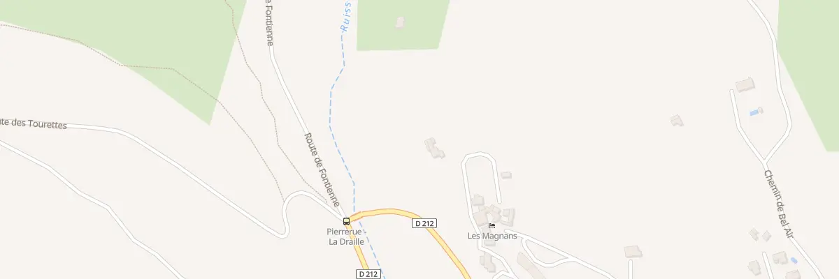 Plan du 7095 Gueridons à Pierrerue