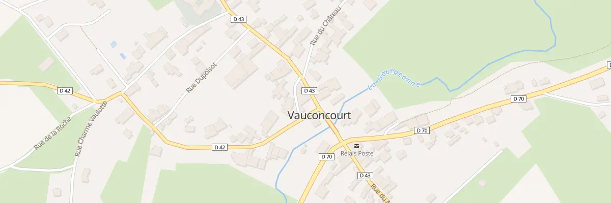 Plan du 4 Rue du Docteur Massin à Vauconcourt-Nervezain