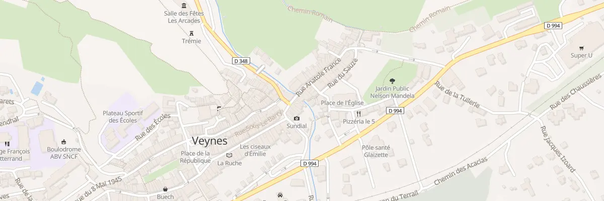 Plan du 10 Rue Anatole France à Veynes