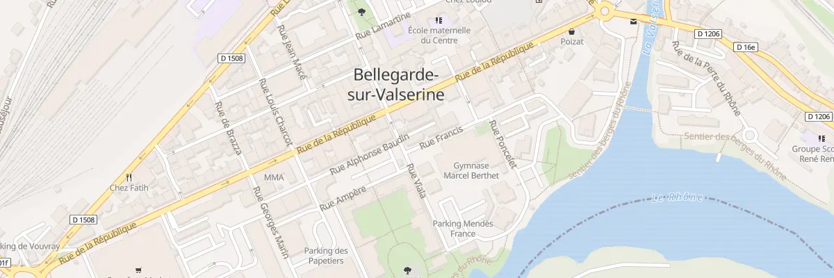 Plan du 6 Rue Francis à Valserhône