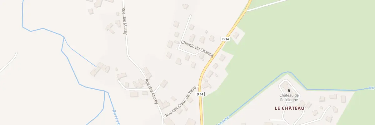 Plan du 5 Che du Chanois à Recologne