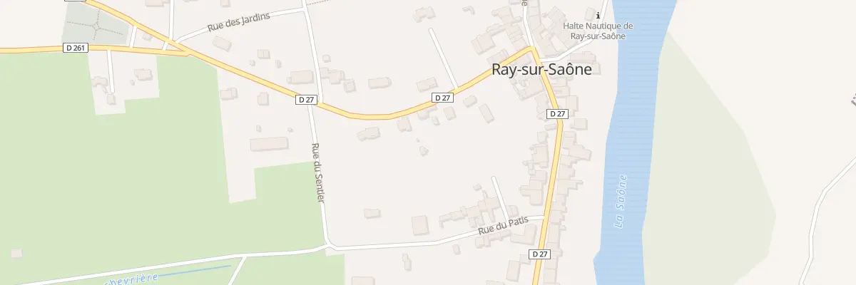 Plan du 9 Rue Sainte Anne à Ray-sur-Saône