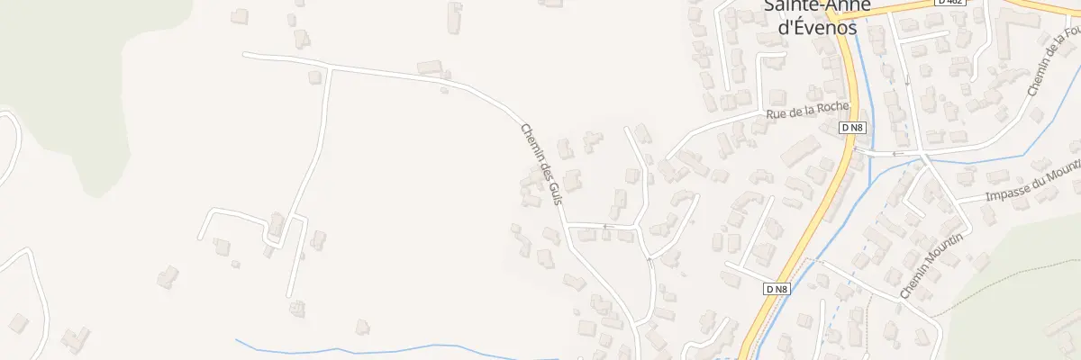 Plan du 229 Che des Guis à Évenos