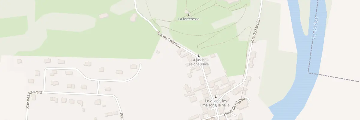 Plan du 15 Rue du Chateau à Ray-sur-Saône