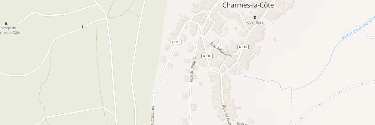 Plan du 6B Rue du Paquis à Charmes-la-Côte
