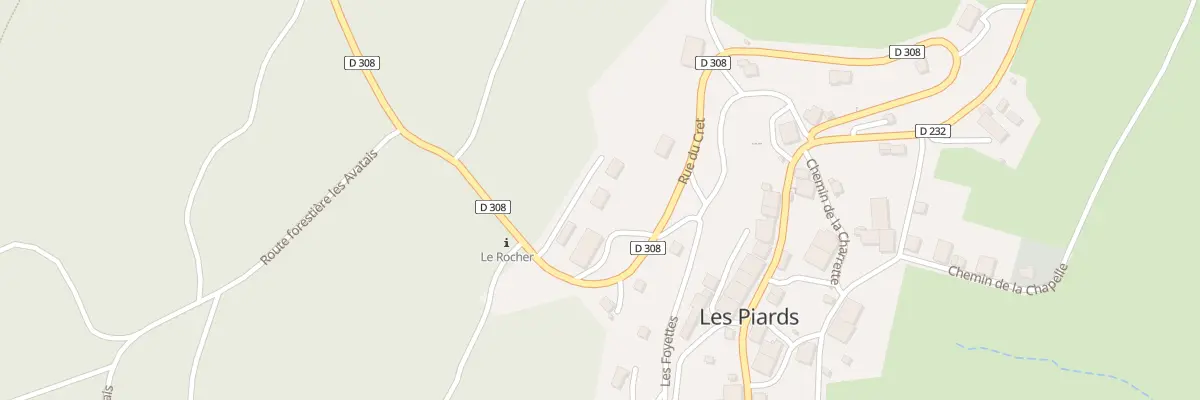 Plan du 4 Le Rocher à Nanchez