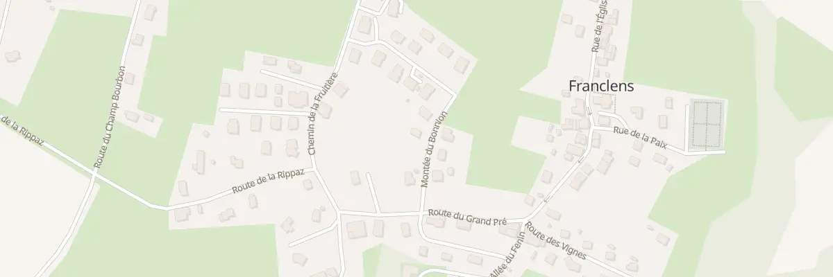 Plan du 1 Mte du Bonnion à Franclens