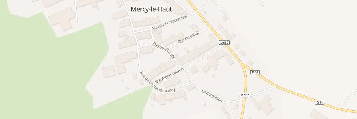 Plan du 27 Rue du 22 Août à Mercy-le-Haut