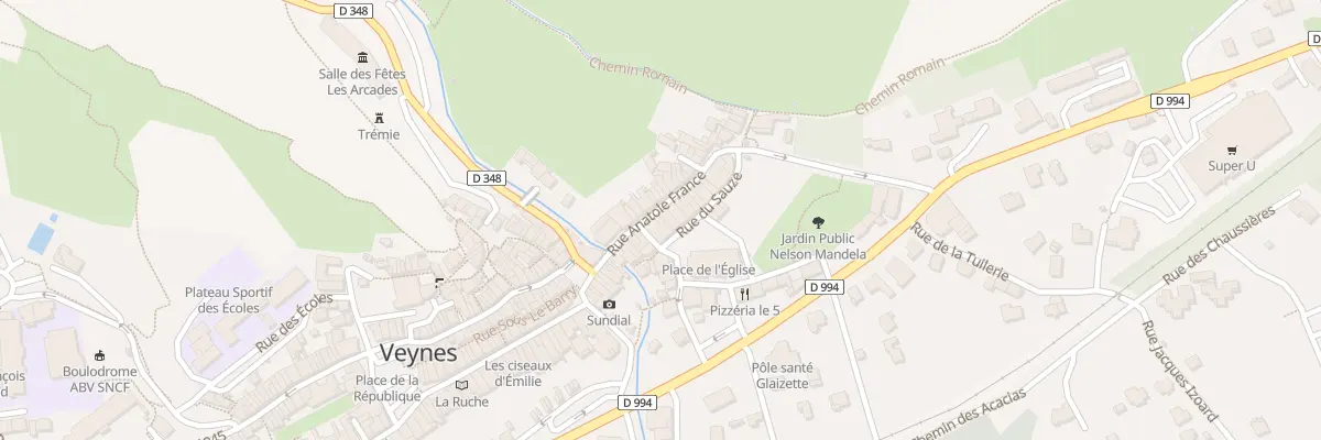 Plan du 20 Rue Anatole France à Veynes