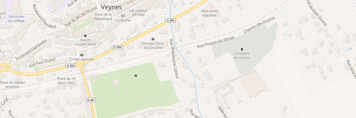 Plan du 1 Rue Magdeleine Lassus à Veynes