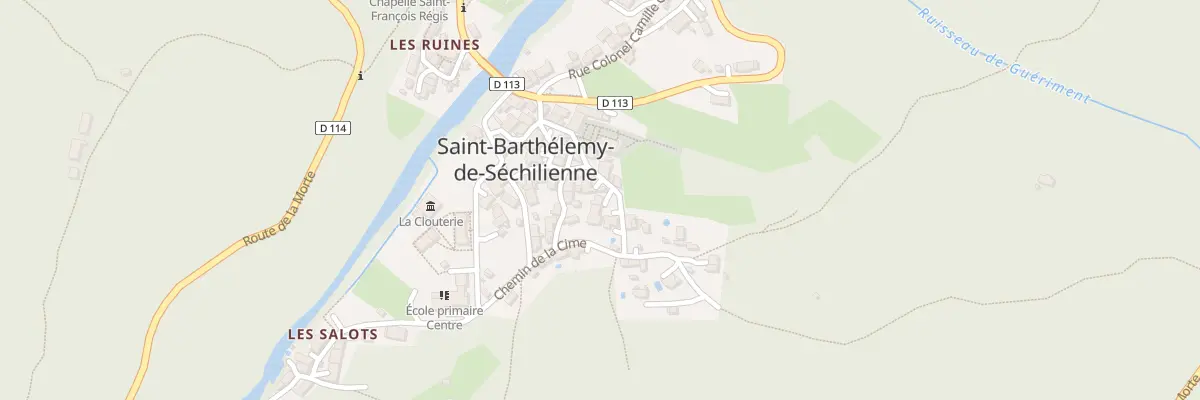 Plan du 36 Rue Saint Pô à Saint-Barthélemy-de-Séchilienne