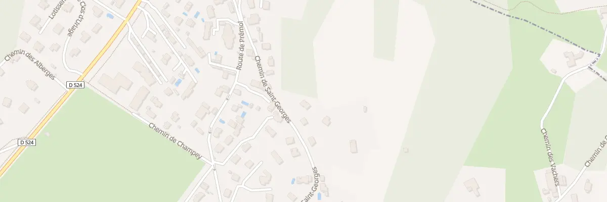 Plan du 177 Che de Saint Georges à Vaulnaveys-le-Haut
