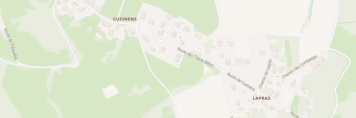 Plan du 135 Rte des Traine Bâton à Saint-Germain-sur-Rhône