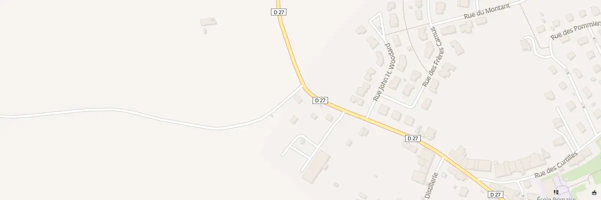 Plan du 11 Rte de Courcelles à Châtenois