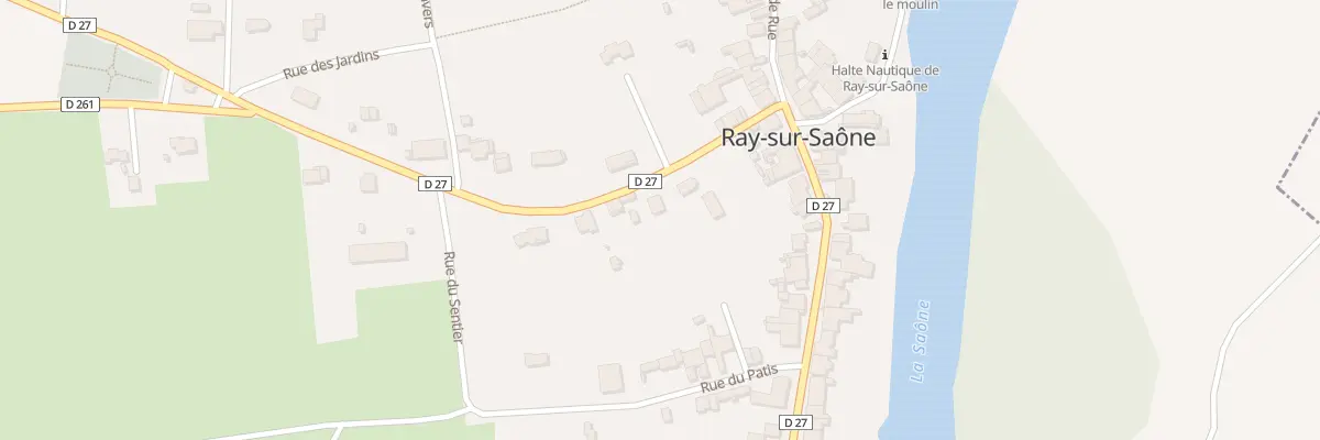 Plan du 7 Rue Sainte Anne à Ray-sur-Saône