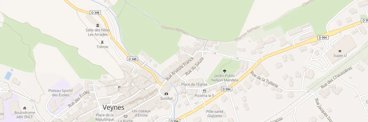 Plan du 23 Rue Anatole France à Veynes
