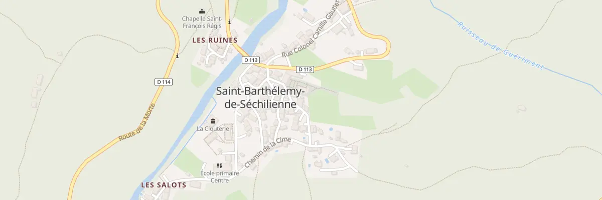 Plan du 5051 Saint Barthelemy à Saint-Barthélemy-de-Séchilienne