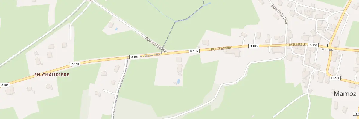Plan du 1 Rue Pasteur à Marnoz