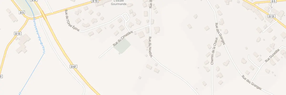Plan du 2 Rue du Noellot à Recologne