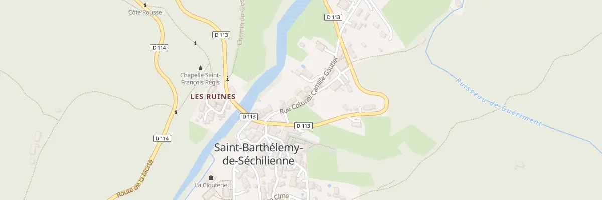 Plan du 79 Rue Colonel Camille Gautier à Saint-Barthélemy-de-Séchilienne