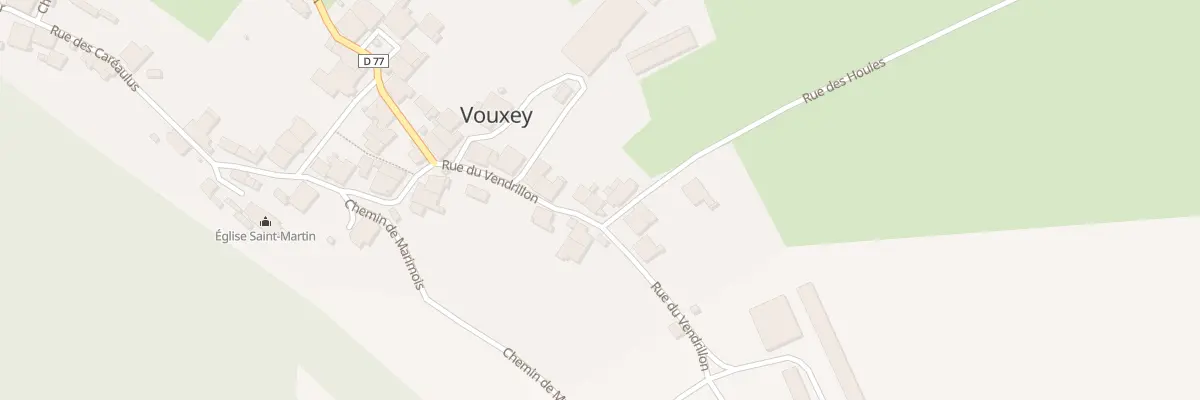 Plan du 17 Rue du Vendrillon à Vouxey