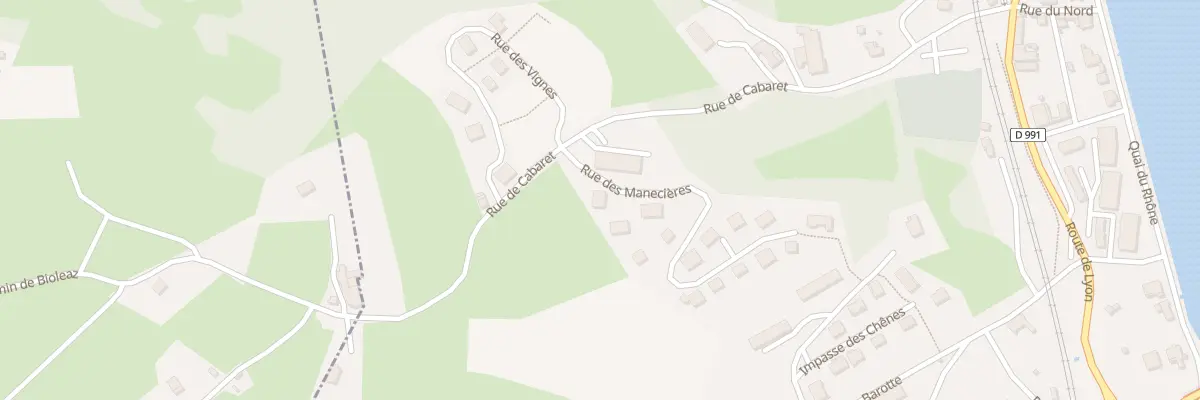 Plan du 16 Rue des Manecières à Seyssel