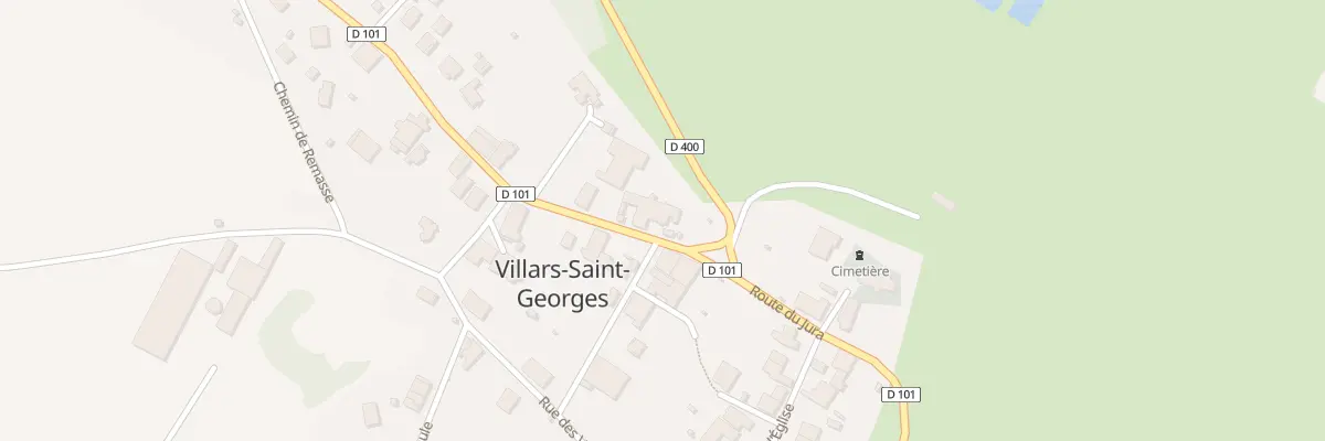 Plan du 2B Rte du Jura à Villars-Saint-Georges