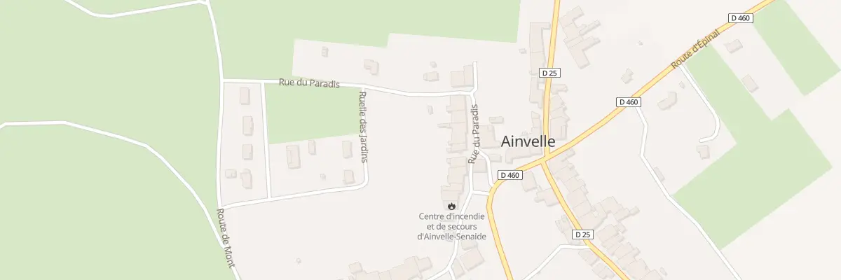 Plan du 47 Rue du Paradis à Ainvelle