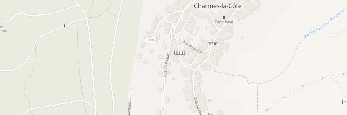 Plan du 5 Rue des Jardinets à Charmes-la-Côte