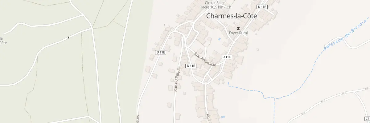 Plan du 9 Rue des Jardinets à Charmes-la-Côte