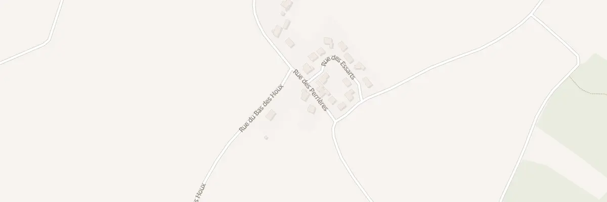 Plan du 6 Rue des Perrières à Roset-Fluans