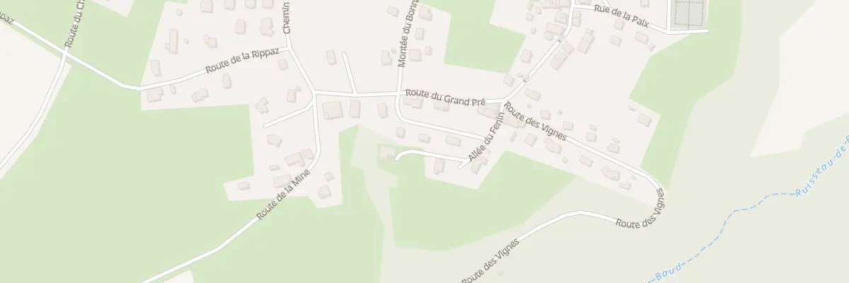 Plan du 4 Lot sous le Fenin à Franclens