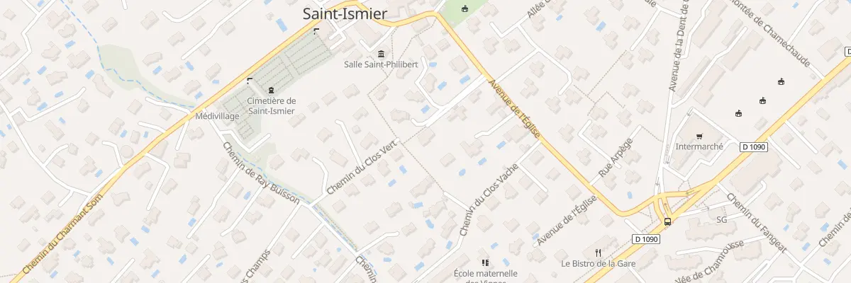Plan du 5214 Che des Cerisiers à Saint-Ismier