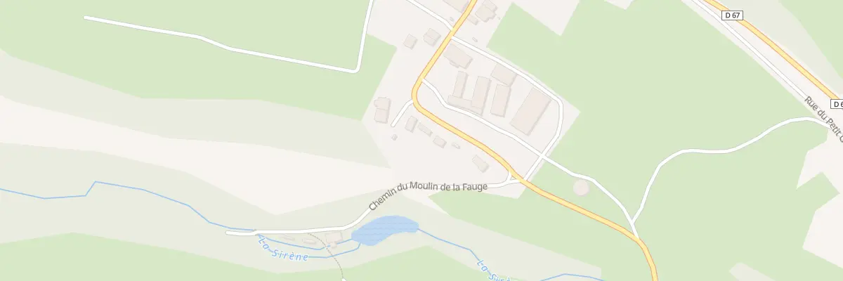 Plan du 70 Rue de la Chapelle à Saugeot
