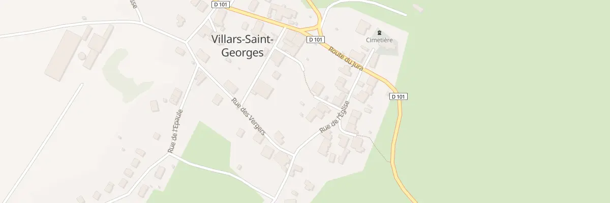 Plan du 1 Che de Traverse à Villars-Saint-Georges