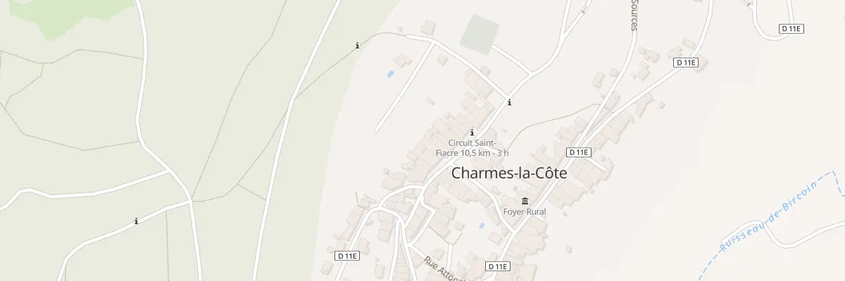 Plan du 15 Rue Bellevue à Charmes-la-Côte
