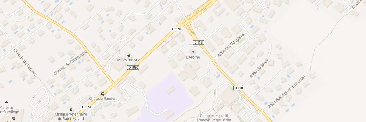 Plan du 58 Rte du Rivet à Saint-Ismier