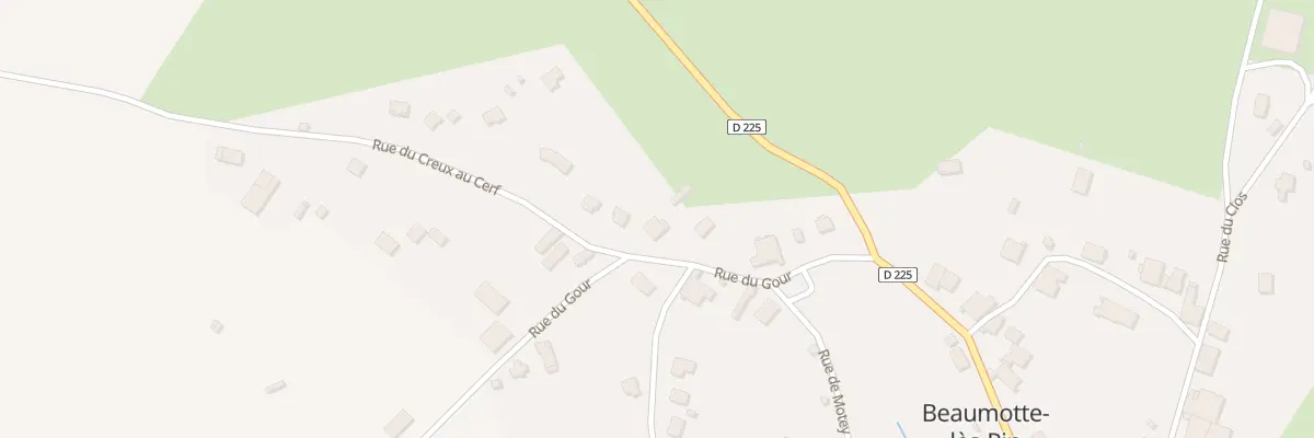 Plan du 8 Rue du Gour à Beaumotte-lès-Pin