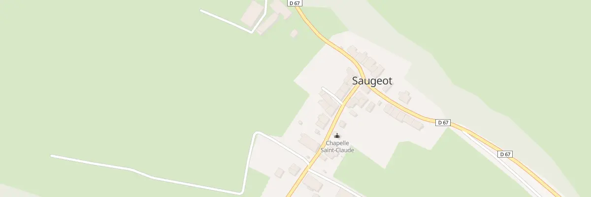Plan du 50 Rue de la Chapelle à Saugeot