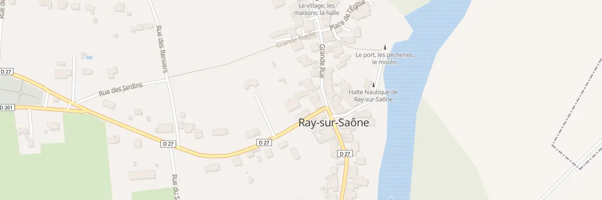 Plan du 18 Gr Grande Rue à Ray-sur-Saône