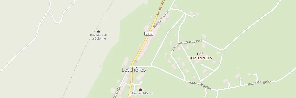 Plan du 10 Rue de la Mairie à Leschères