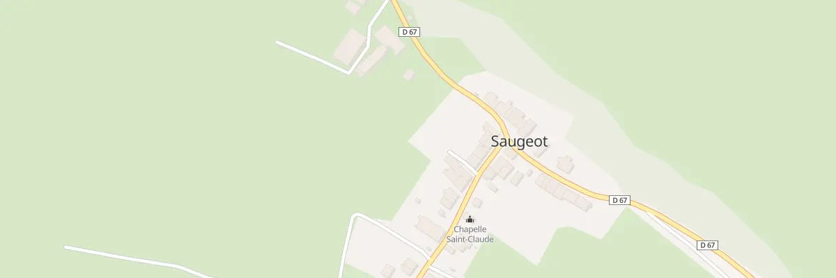 Plan du 44 Rue de la Chapelle à Saugeot