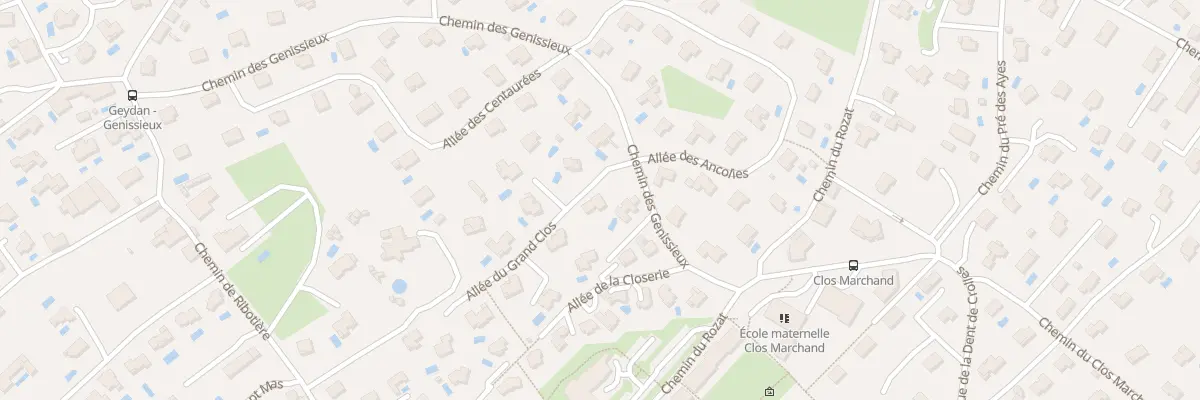 Plan du 25 All du Grand Clos à Saint-Ismier