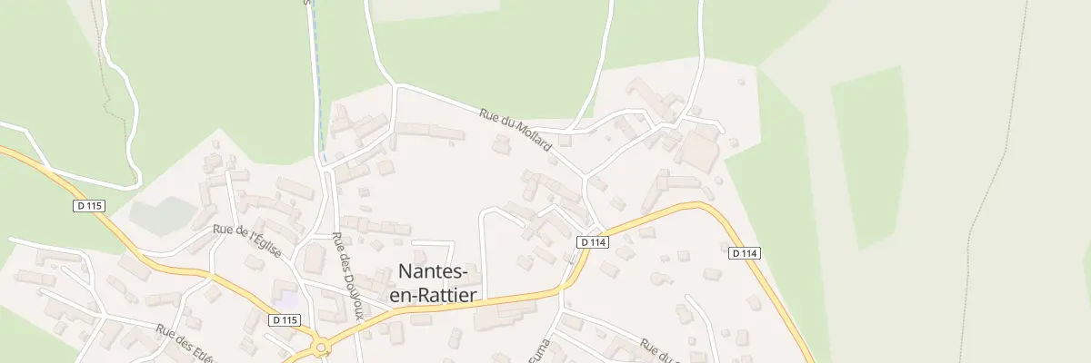 Plan du 280 Rue du Mollard à Nantes-en-Ratier