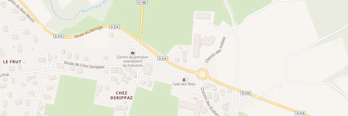 Plan du 180 Che des Écoliers à Franclens