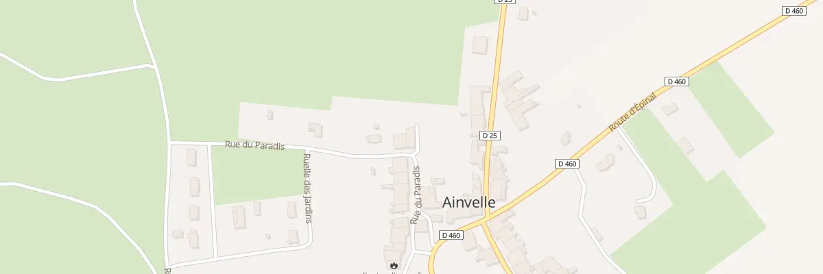 Plan du 102 Rue du Paradis à Ainvelle