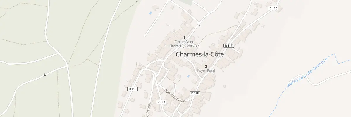 Plan du 13 Rue Montapic à Charmes-la-Côte