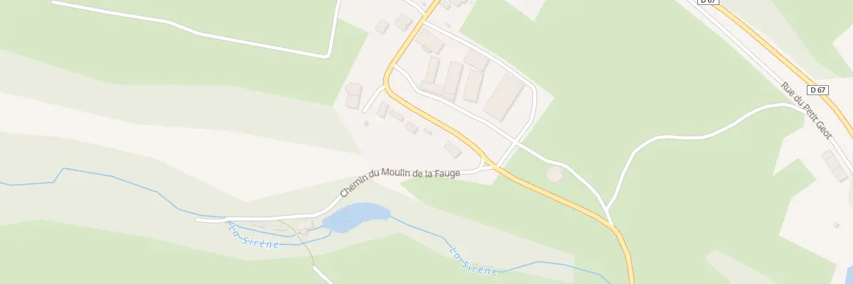 Plan du 74 Rue de la Chapelle à Saugeot